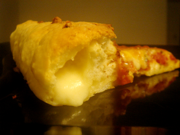 Mozzarella Stuffed Crust Pizza