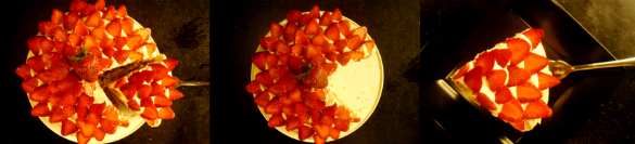Celebrating with Strawberry Cake