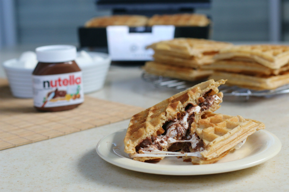 s'more waffles
